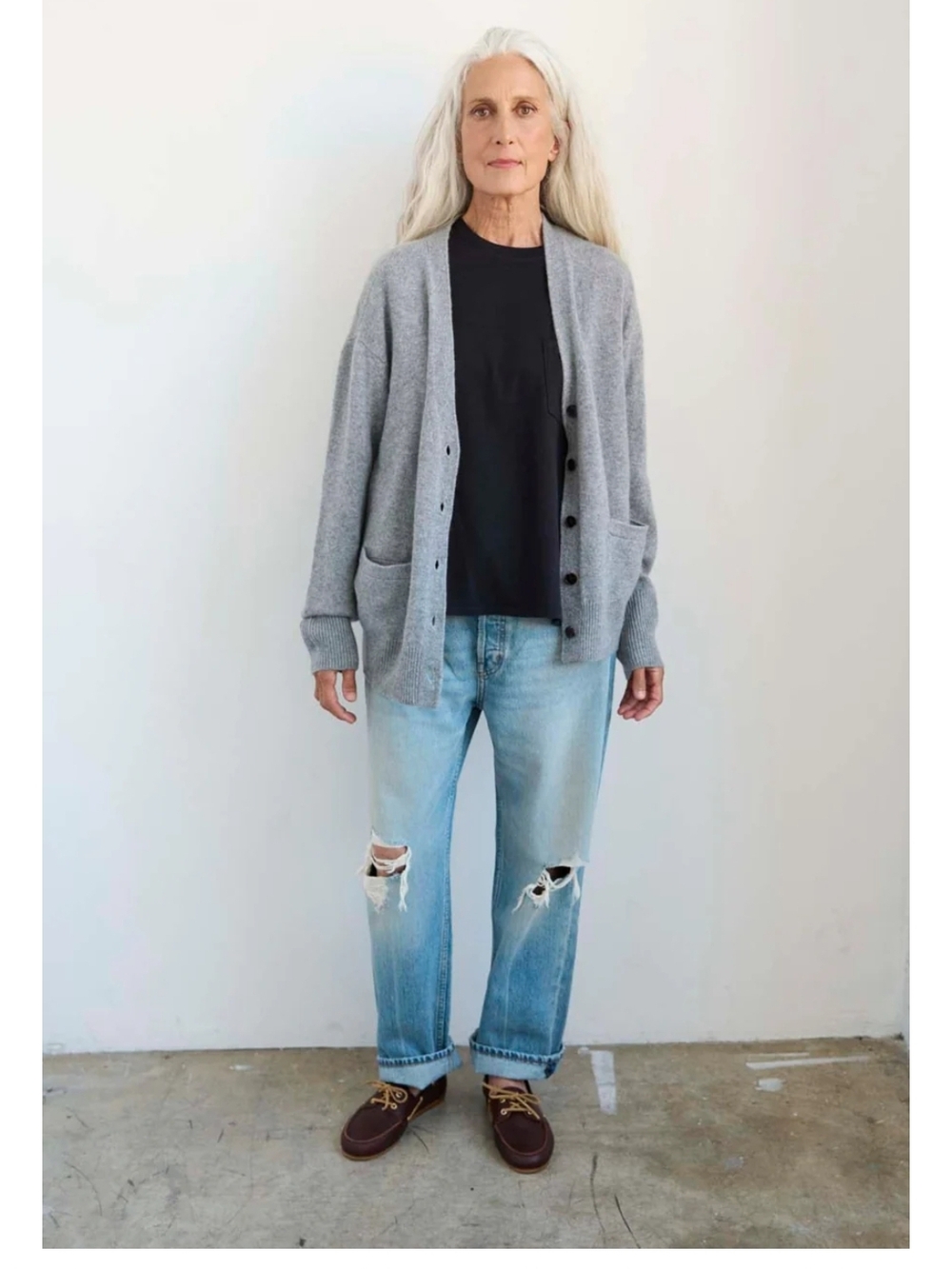 Jamie Haller Slouch Jean In Merced Indigo - Picture 7 of 13